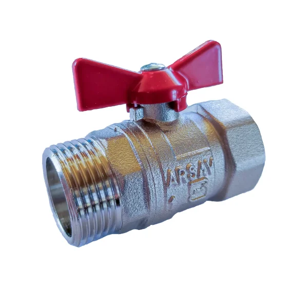 شیر توپیچ پروانه ای روپیچ پکیجی سایز 1 اینچ مدل B